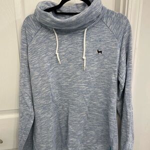 The Black Dog Chappy Blue Cowl Neck